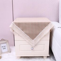 Table Cloth Korean Creative Lace Art Bedside Cover Dustproof Multi-purpose Towel Universal Small Tablecloth