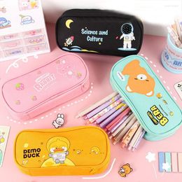 Cloth Office School Supplies Desktop Storage Bags Student Stationery Pen Bag Pencil Pouch Case