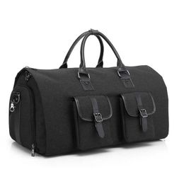 New Folding Suit Bag Men's Large Capacity Hand Luggage Bag Multi-function Storage Bag 231015