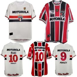 Qqq82000 Sao Paulo Retro Soccer Jersey 99 00 Rai Evair Edu Edmilson Baptista Vintage Classic Football Shirt