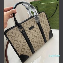Mens Briefcase Designer Handbags Fashion New Business Shoulder Bag Casual Letters Bags Women Men With Strap Purse