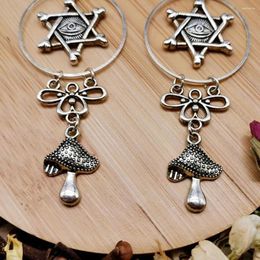 Dangle Earrings 2023 Vintage Trendy Odd For Women The Eye Horus Mushrooms Alloy Witch Jewellery Creative Fashion Pendants Brithday Gifts