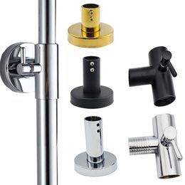 Other Faucets Showers Accs Square Shower Head Rail Slider Holder Adjustable Riser Bracket rack Round Slide Bar Shower bar Holder Wall Mounted 231102