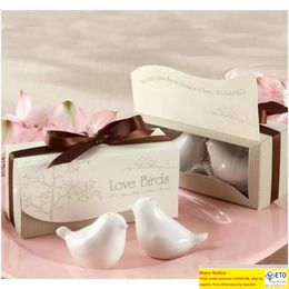 Love birds ceramic Salt and Pepper shaker Wedding Favours for Cheapest Wedding gift and Party Favours