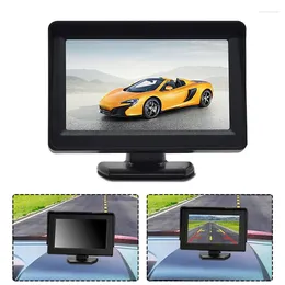 1pcs 4.3 "car Monitor Desktop HD Display Two AV Input Reverse Image Priority