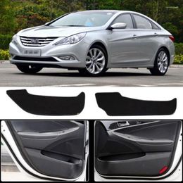 Interior Accessories Brand 1 Set Inside Door Anti Scratch Protection Cover Protective Pad For Sonata 2011-14