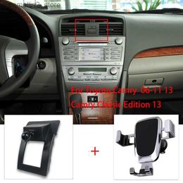 Car Holder Mobile Phone Holder For Toyota Camry 2006-2011 Camry Classic Edition 2013 Vent Mount Bracket GPS Phone Holder in Car Accessories Q231104