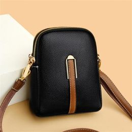 Evening Bags For Women 2023 Shoulder Crossbody Bag Leather Wallet Phone Purse Luxury Designer Minimalist Mini Bolsas
