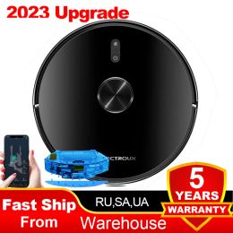 Liectroux X6 LDS Smart Robot Vacuum Cleaner,Laser Lidar Navigation,Wet & Dry Mopping,6500Pa Suction,Multi-Floor Map,Carpet Boosting