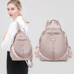 School Bags Women's Backpacks 2023 Girl Pink Small Schoolbag High Appearance Leisure Travel Bag Two Shoulders Cute Rucksack