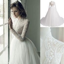 Appliques One Shoulder Wedding Dresses Split A Line Gow With Bow Swoop Train Bride Dress Robe De Mariee 328 328