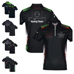 New motorcycle factory racing T-shirt quick-drying POLO shirt motorcycle team half sleeve breathable plus size customization