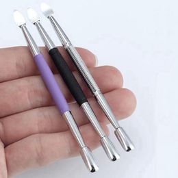 Colorful Portable Steel Smoking Herb Tobacco Straw Spoon Shovel Dabber Scoop Nails Innovative Snuff Snorter Sniffer Waterpipe Bong Cigarette Holder