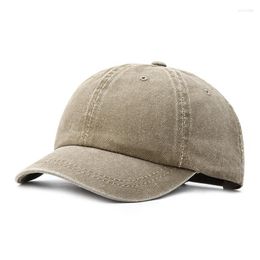 Ball Caps 2023 Soft Cotton Do Old Cycling Sport Hat Ladies Leisure Sun Cap Man Solid Colour Baseball 55-61cm