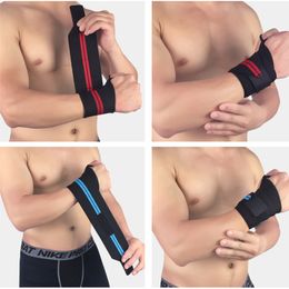 1Pair Wrist Wrap Weight Lifting Gym Cross Training Fitness Padded Thumb Brace Strap Power Hand Support Bar armband