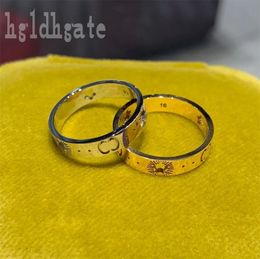 Engagements men rings for women designer ring letters ins band plated gold silver luxury precious double g jewellery designers rings promise couple ZB007 F23
