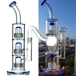 New BIG Bong Hookahs Heady Glass Bong Dab Rigs Smoking Water pipe Glass Water Bong With 18mm Joint