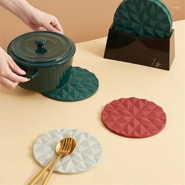 Table Mats High Quality Silicone Heat Insulation Pad Temperature Padded Enamel Pot Mat Kitchen Anti-Scalding