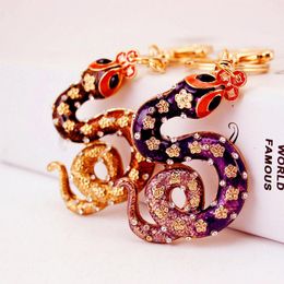 Keychains Creative Product Snake Pendant Keychain Bag