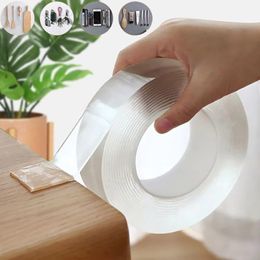 1M 3M Nano Tape Double Sided Tape Transparent Reusable Waterproof Adhesive Tapes Cleanable Kitchen Bathroom Supplies Tapes