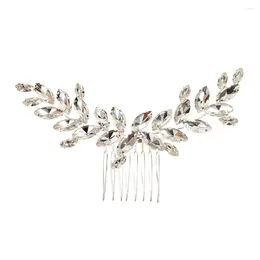 Hair Clips Sweet Combs Headdress With Luxurious Rhinestone Headwear For Birthday Stage Party Show Dress Up