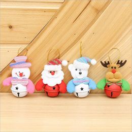 Christmas Decorations 1pc Cute Santa Claus/Elk/Bear/Snowman/Christmas Tree Decoration Ornament Mobile Phone Accessories Figurine Holding