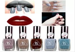 Whole Matte Nail Gel Polish Fashion Grey Colour 12 Colours 16 ml Manicure Beauty Tools Vernis A Ongle Varnish Nail polish6492149
