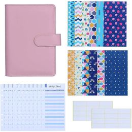 Macaron Pu Leather A6 Notebook Diary Schedule Book Agenda Planner Organizer Loose-leaf Diy Binder Stationery School Supplies