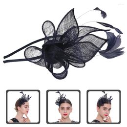 Bandanas Cocktail Party Hat Woman Wedding Hair Clips Brides Tea Hats Women Vintage Abs Fascinator Accessory