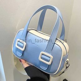 Shoulder Bags Luxury Designer Women's PU Leather Bags Simple Cross Body Bag Pillow Bag Women's Pink Blue Handbagcatlin_fashion_bags