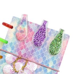 Bookmark Creative Fish-scale Sequin Magnetic Handmade Book Decoration Cute Page Markers Reading Student Office Stationery