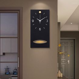 Wall Clocks Luxury Digital Clock Design Particular Elegant Modern Living Room Orologio Da Parete Decorations For Home MX50WC