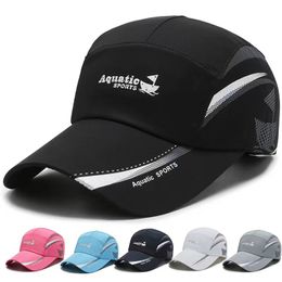 Quick Drying Material ball cap Men's and women's baseball cap casual fashion duck cap Outdoor beach cap Fishing cap cool breathable adjustable