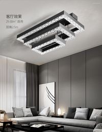 Kronleuchter LED Pendelleuchte Luxus Einfache Moderne Esszimmer Kristall Wohnzimmer Schlafzimmer Küche Hängeleuchten