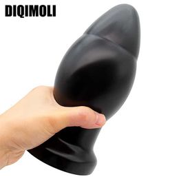 Sex Toy Massager Huge Anal Plug Dildos Stimulate Anus and Vagina Butt Masturbator Soft Penis Dilator Toys for Women Men