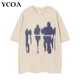 Mens TShirts Tshirt Oversized Cotton Harajuku Summer Graphic Tees Streetwear Short Sleeve Y2k Tops Hip Hop Vintage Aesthetic Clothing 230403