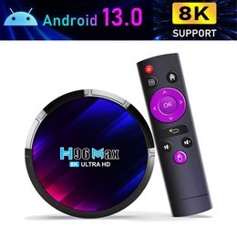 H96 Max RK3528 TV Kutusu OS Android 13 Akıllı TV Kutusu Dört Çekirdek ARM CORTEX A53 CPU 5G 16GB/32GB/64GB 8K Set Üst Kutusu