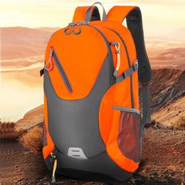 School Bags 40L Large Travel Backpack Capacity Casual Man And Women Outdoor Bag Waterproof Mountaineering Cycling Bag Hiking Sports Backpack 230403