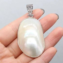 Pendant Necklaces Necklace Pendants Natural Shell Mother Of Pearl For Jewellery Making DIY Accessories Women Gift 30x50mm