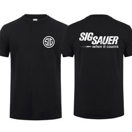 Mens TShirts Amazing Tee Male T Shirt Casual Oversized Essential Sig Sauer P320 Firearms Pistol Tshirt Men Tshirts Graphic Streetwear S3XL 230403