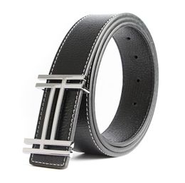 Belts Luxury Designer Brand Cowhide Belt Men High Quality Women Genuine Real Leather Dress Strap For Jeans Waistband5596005