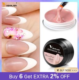 ArtNail Venalisa 15ml Strong Construction Thin Jelly Pink Clear Builder Camouflage Nail Extend French Gel4056989