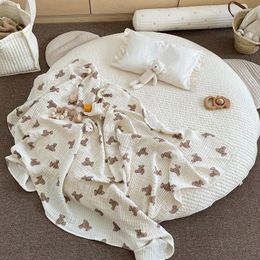 Blankets Cotton Baby Blanket Spring And Autumn Air Conditioning Quilt Boys' Girls' Kindergarten Lunch Break Blanket.