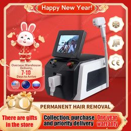 2000W Diode Laser LCD Handle RF 755 808 1064nm Wavelength Hair Removal Machine Cooling Head Painless Laser Hair Removal Facial Body