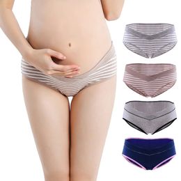 Maternity Intimates 4Pcslot Panties Cotton Low Waist Panty for Pregnant Women Underwear Briefs Clothing Shorts 231102