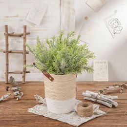 Decorative Flowers Easy-Care Nice-looking Simulated Greenery Faux Plant Household Supplies