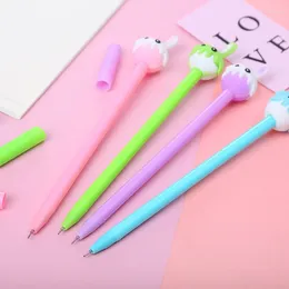 36pcs Cute Folding Ear Gel Pen Creative Cartoon Student Stationery Office Supplies Water-based Signature For Writing