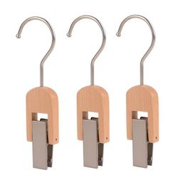 Wooden Clothing Hook Creative Decorate Multifunctional Bags Hats Clip Rack Carf Dress Log Hangers Display Home Organiser LX6208