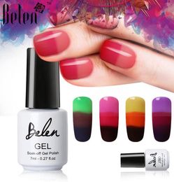 Belen 7ml Gel varnish Nail Gel Polish Colour Changing Chameleon Temperature Nail Polish Thermal1539492