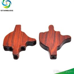 Smoking Pipes Red Sandalwood Five-hole Pipe Palm Modelling Creative Tobacco Tool